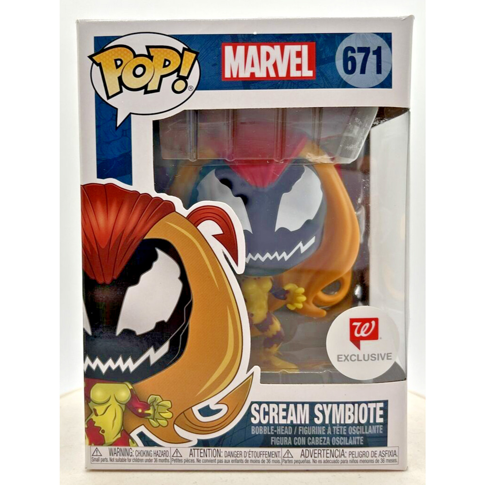 Funko Pop! Marvel Scream Symbiote Walgreens Exclusive #671‎ F18